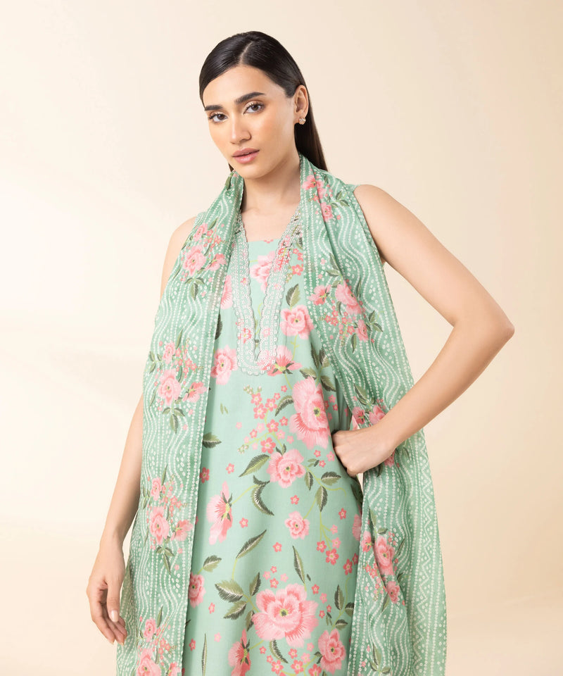 2 Piece - Embroidered Lawn Suit