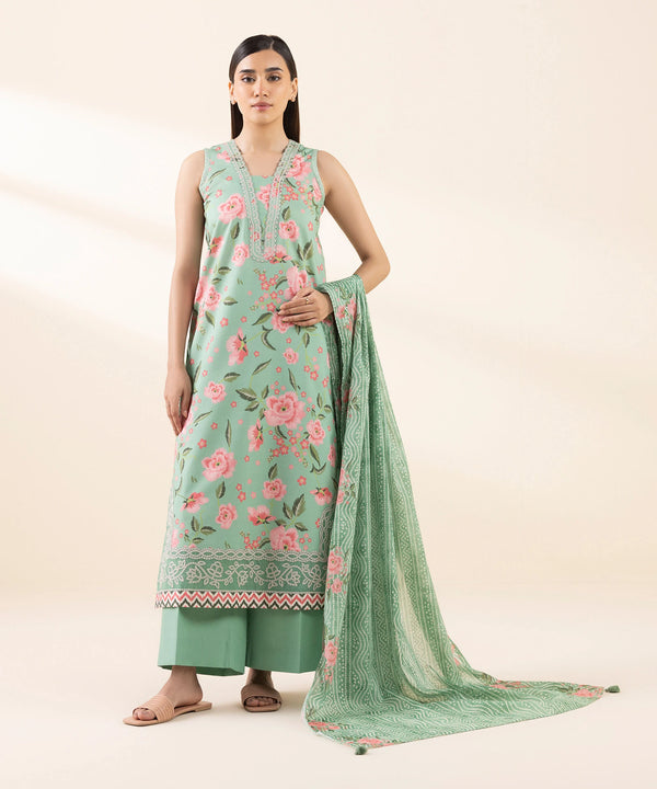 2 Piece - Embroidered Lawn Suit