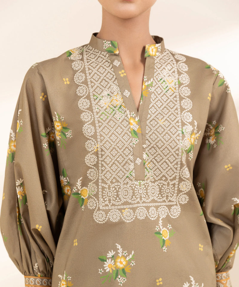 2 Piece - Embroidered Lawn Suit