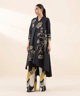 2 Piece - Embroidered Cotton Suit
