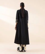 2 Piece - Embroidered Cotton Suit