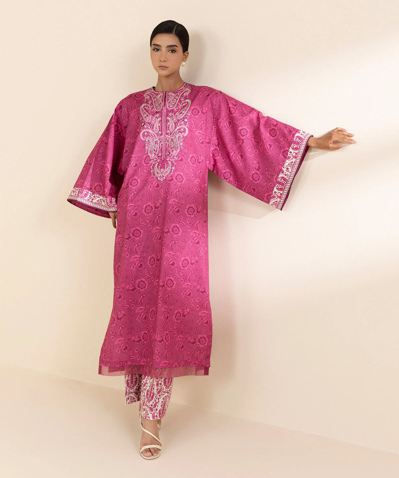 2 Piece - Embroidered Lawn Suit
