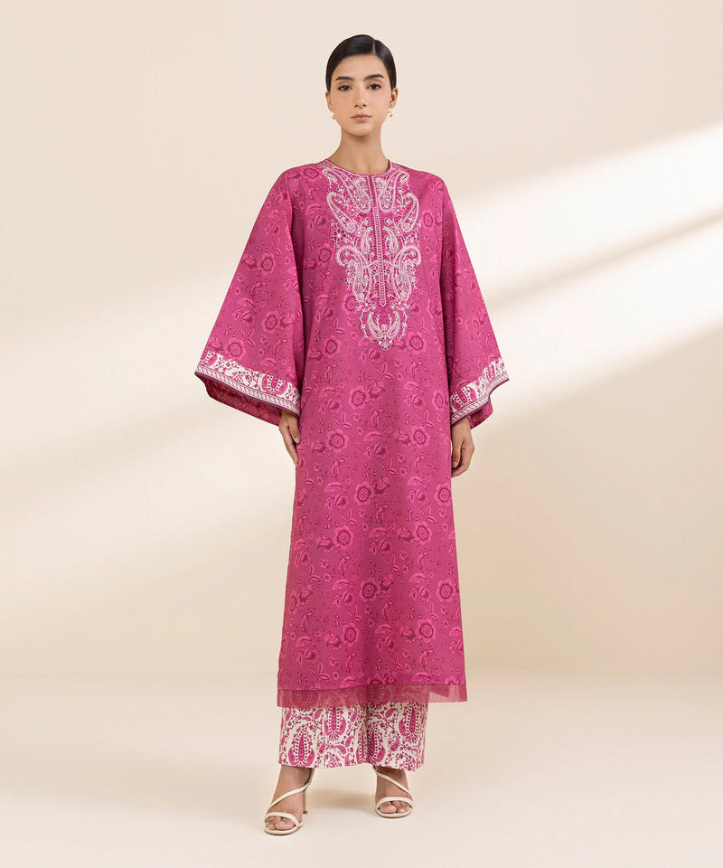 2 Piece - Embroidered Lawn Suit