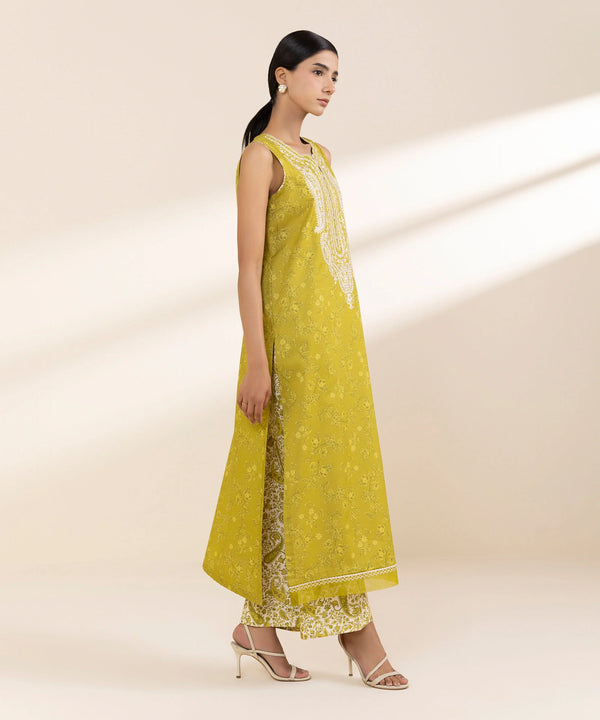 2 Piece - Embroidered Lawn Suit