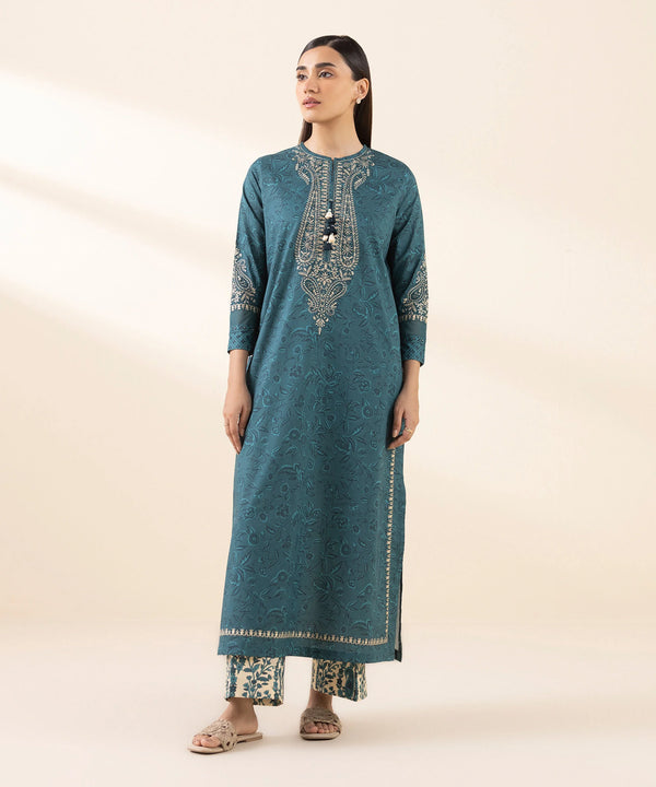 2 Piece - Embroidered Lawn Suit