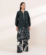 2 Piece - Embroidered Cotton Suit