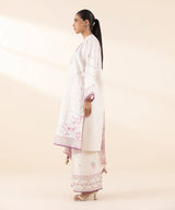 3 Piece - Embroidered Dobby Suit