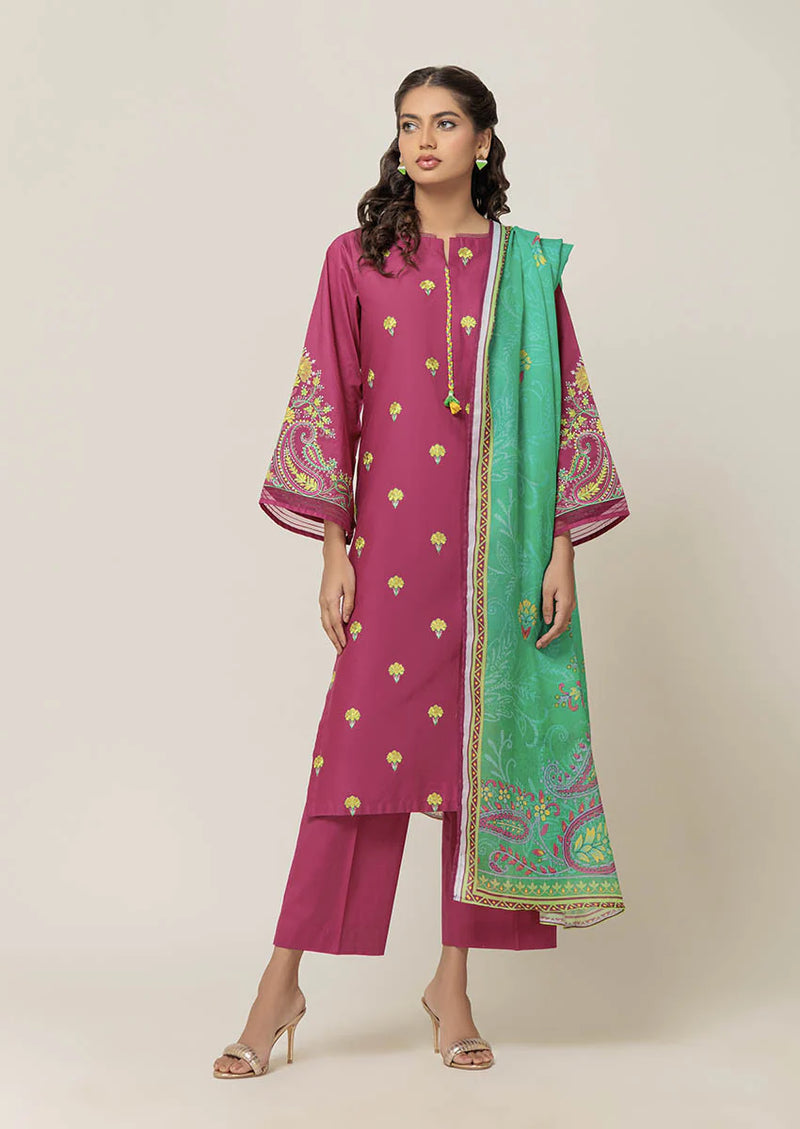 Paislay Galore - 3 PC Cambric Suit