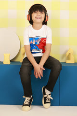 T-Shirt With Black Pent