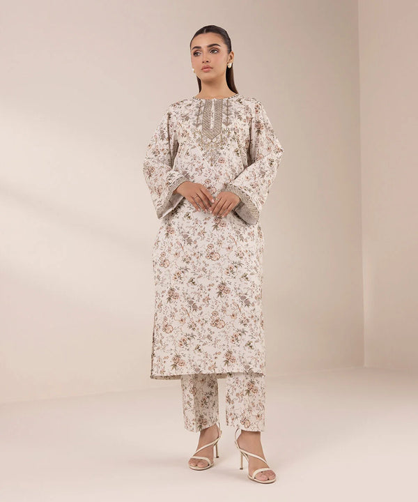 2 Piece - Embroidered Lawn Suit