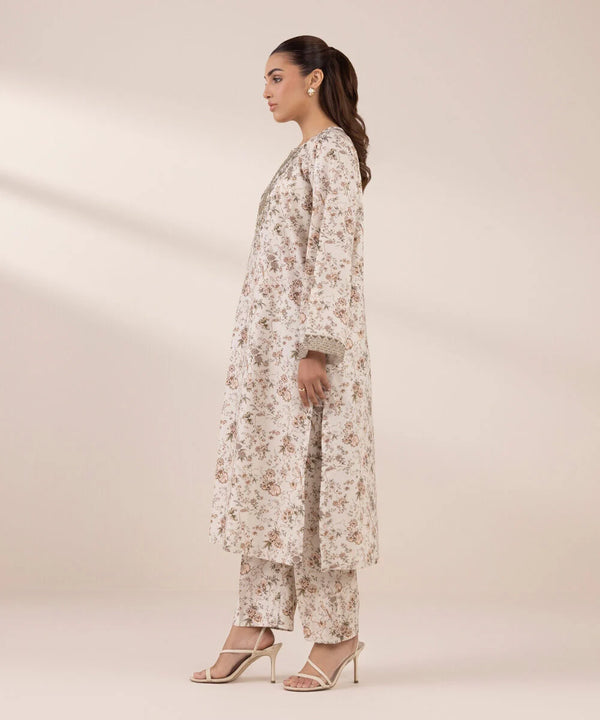 2 Piece - Embroidered Lawn Suit
