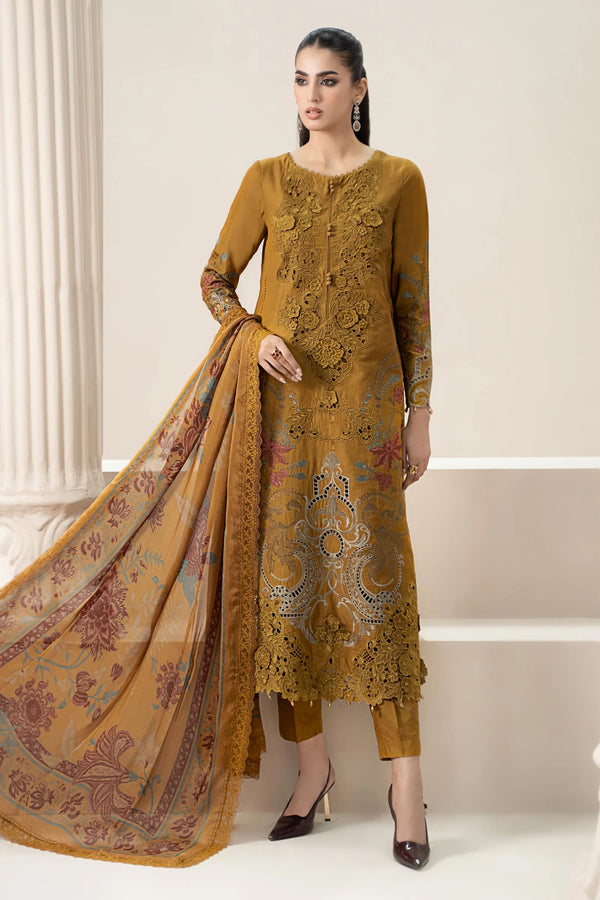 3 Piece Embroidered Lawn Suit