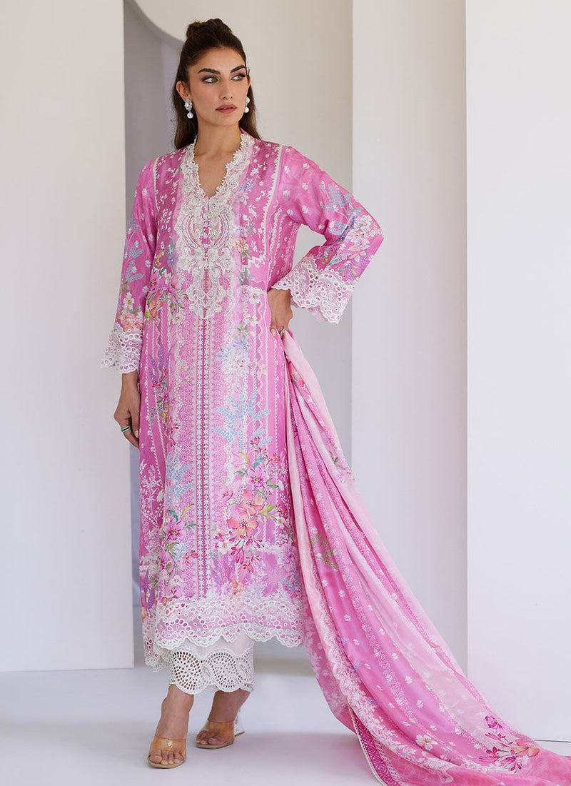 Lyra Pink Shirt And Dupatta