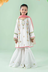 3 Piece Embroidered Dobby Suit