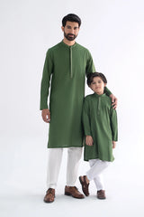 Embroidered Jacquard Kurta