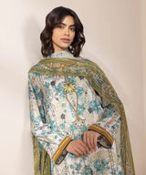 3 Piece - Printed Lawn Suit