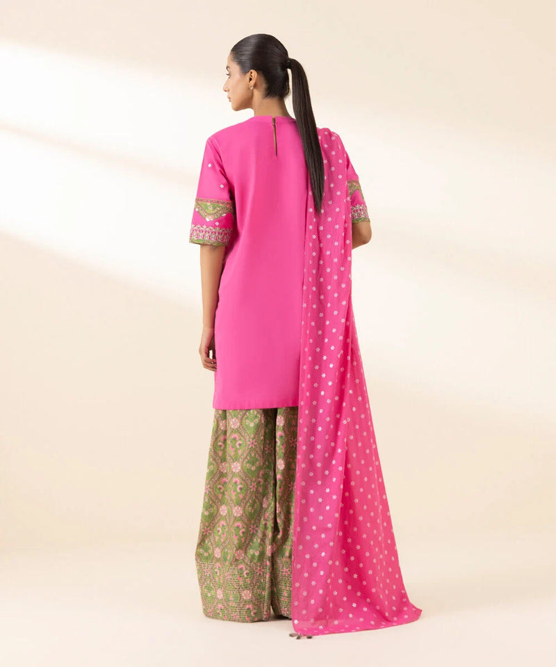 3 Piece - Embroidered Lawn Suit