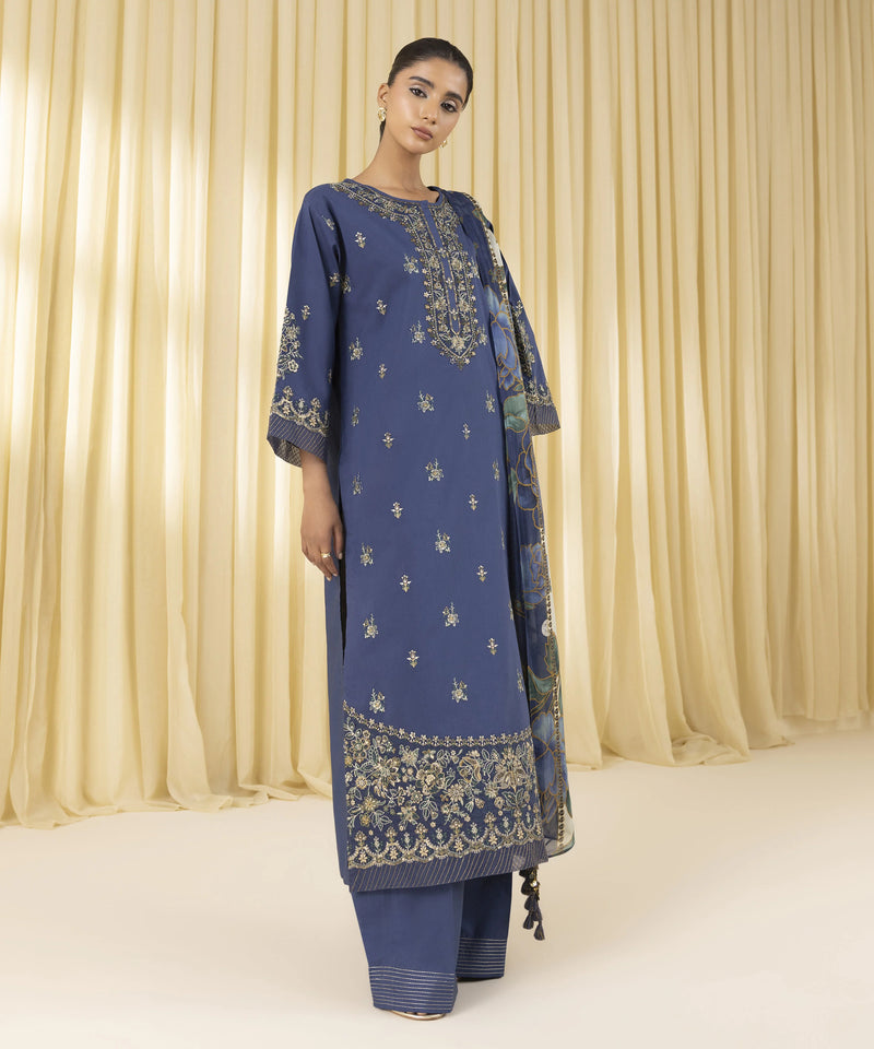 3 Piece - Embroidered Lawn Suit