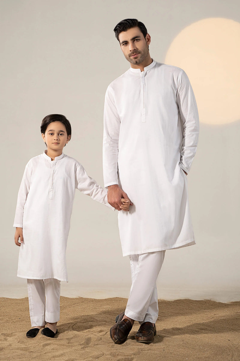 Embroidered Dobby Kurta