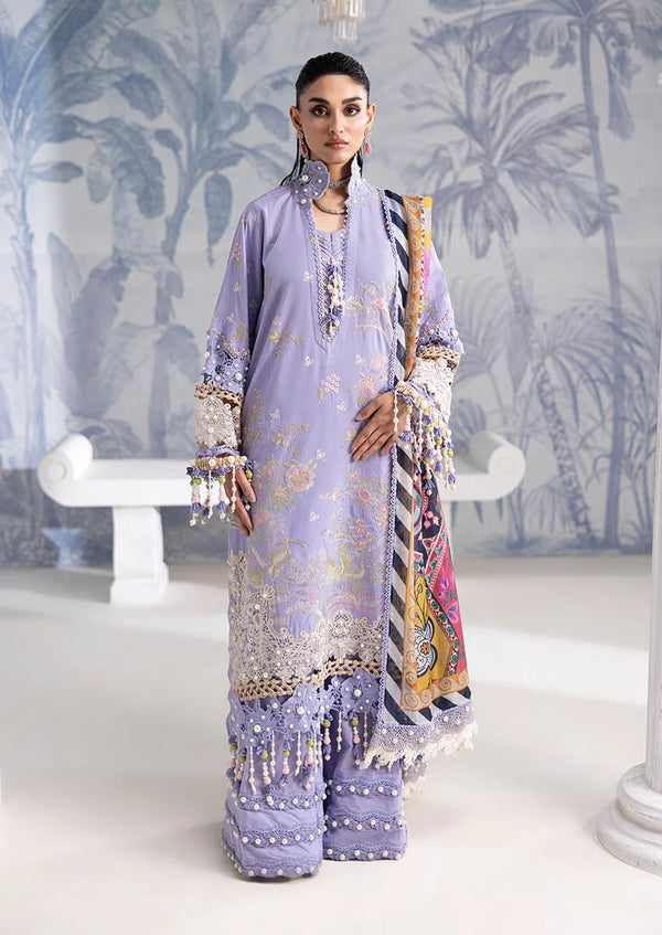 Gracious Levander - 3 Pc Cambric Suit