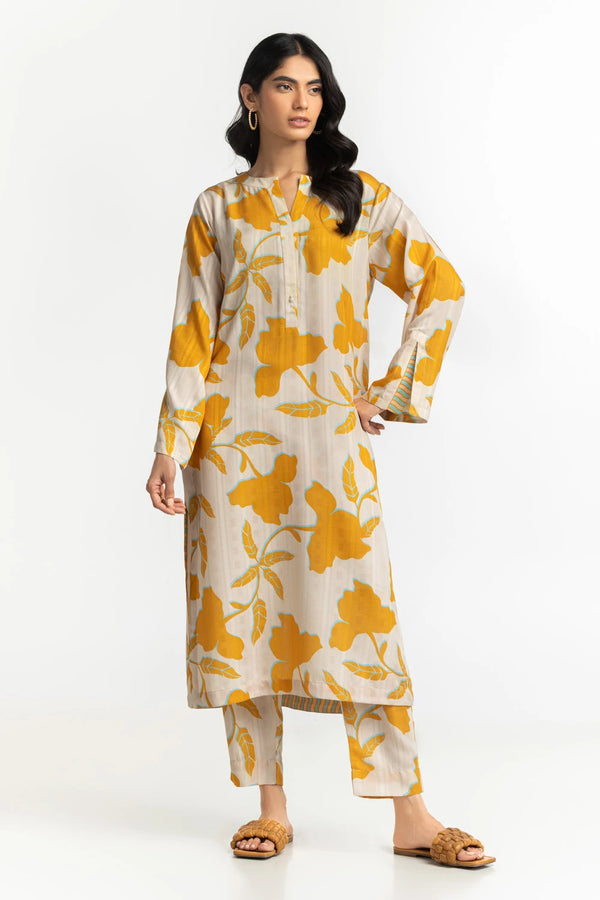Textured Dobby Printed Co-Ord Set