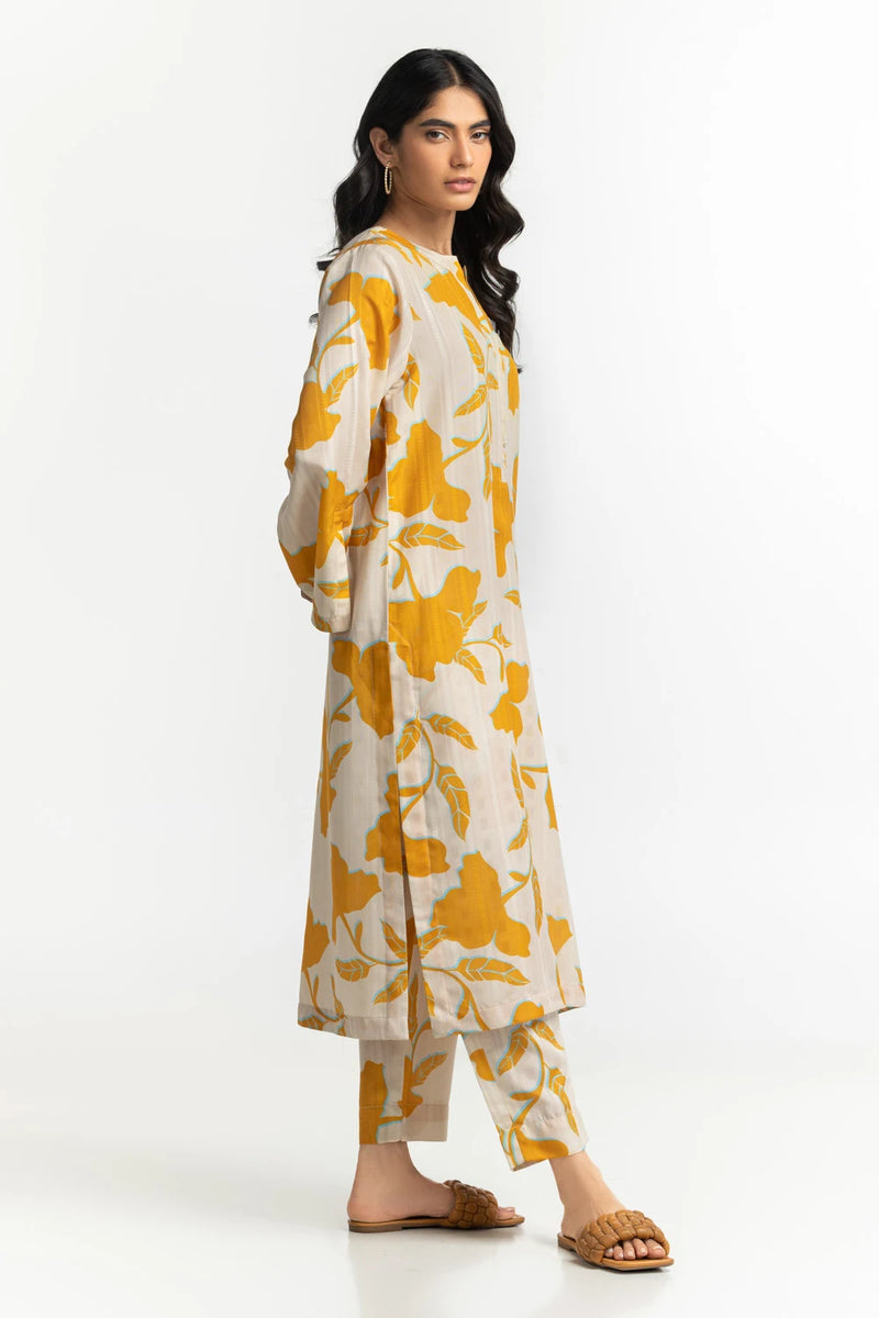 Textured Dobby Printed Co-Ord Set