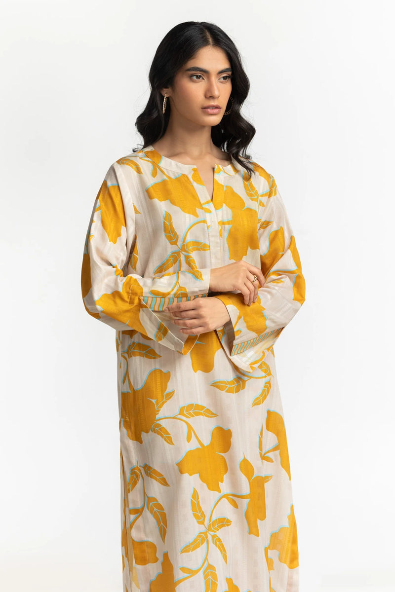 Textured Dobby Printed Co-Ord Set