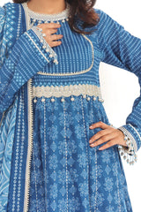 3 Piece Unstitched Printed Lawn Chunri