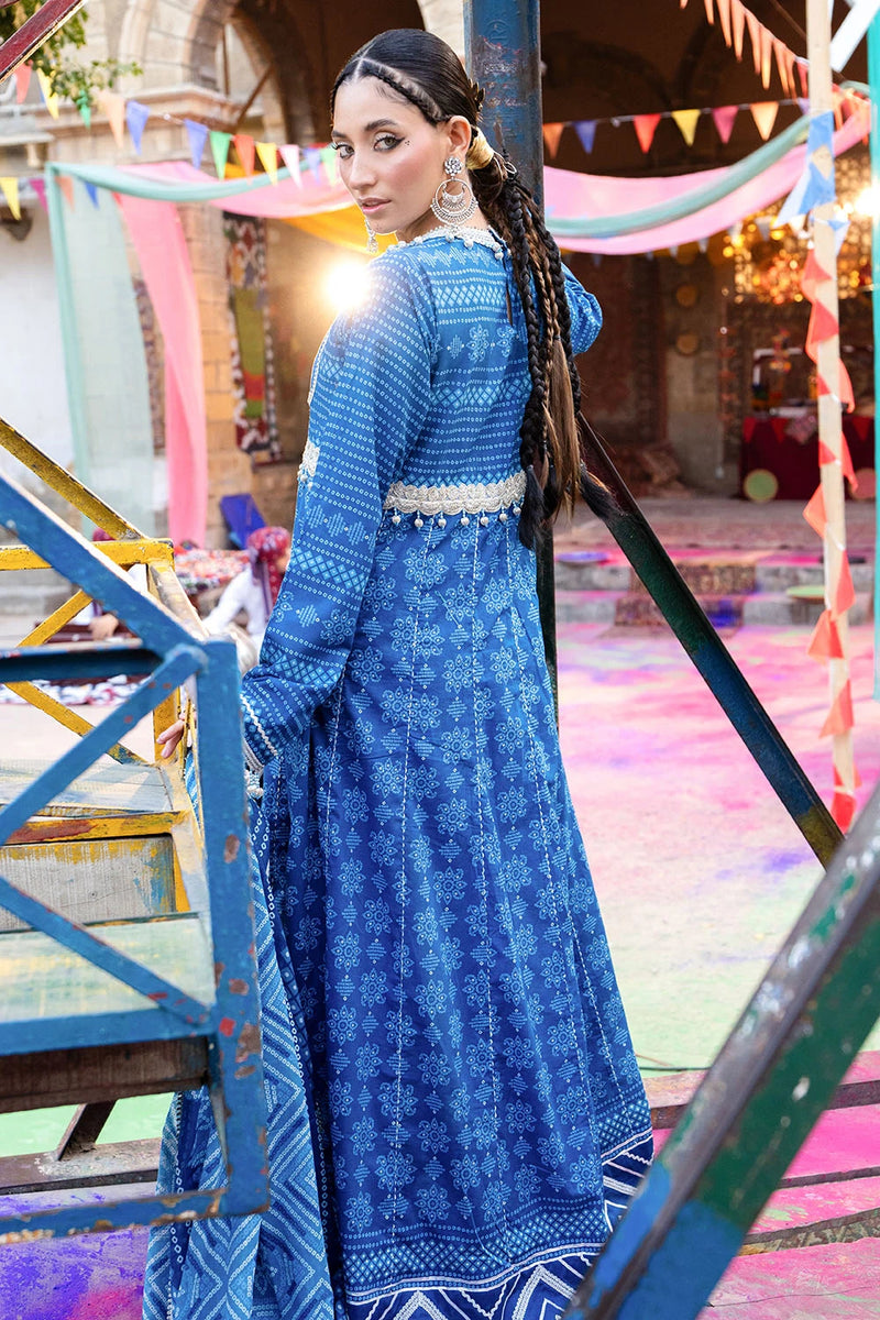 3 Piece Unstitched Printed Lawn Chunri