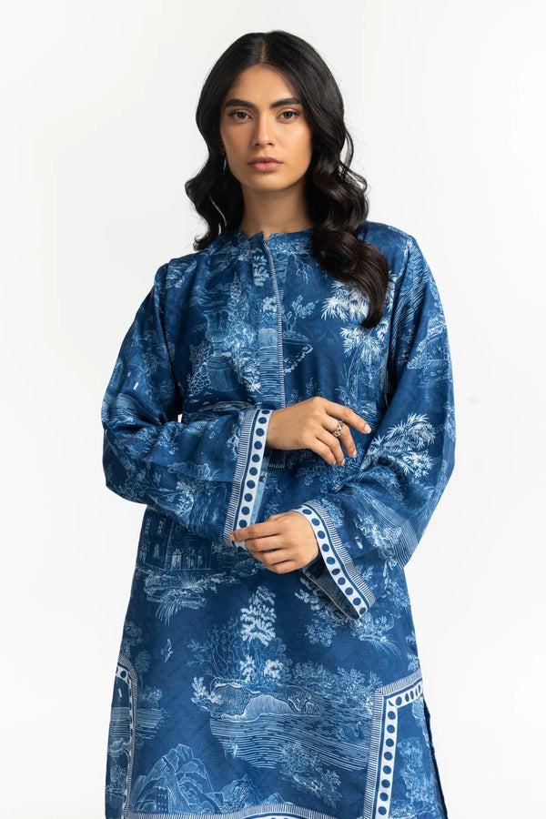 Textured Dobby Printed Co-Ord Set
