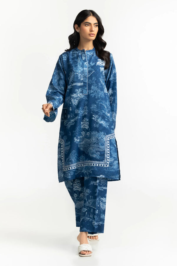 Textured Dobby Printed Co-Ord Set