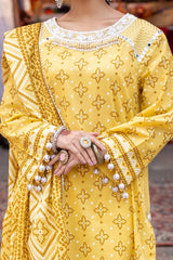 3 Piece Unstitched Lacquer Printed Lawn Suit