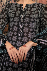 3 Piece Unstitched Printed Lawn Suit