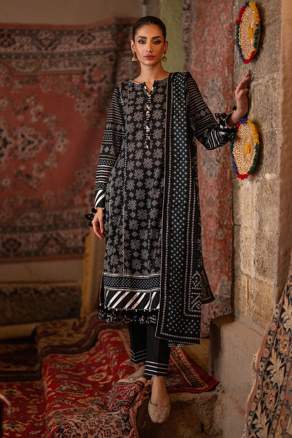 3 Piece Unstitched Printed Lawn Suit