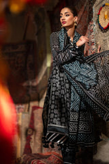 3 Piece Unstitched Printed Lawn Suit