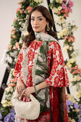3 Piece Embroidered Lawn Suit