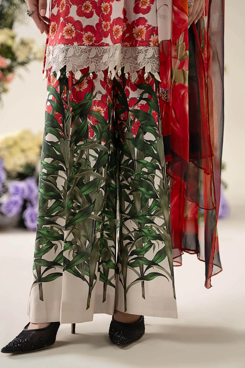 3 Piece Embroidered Lawn Suit