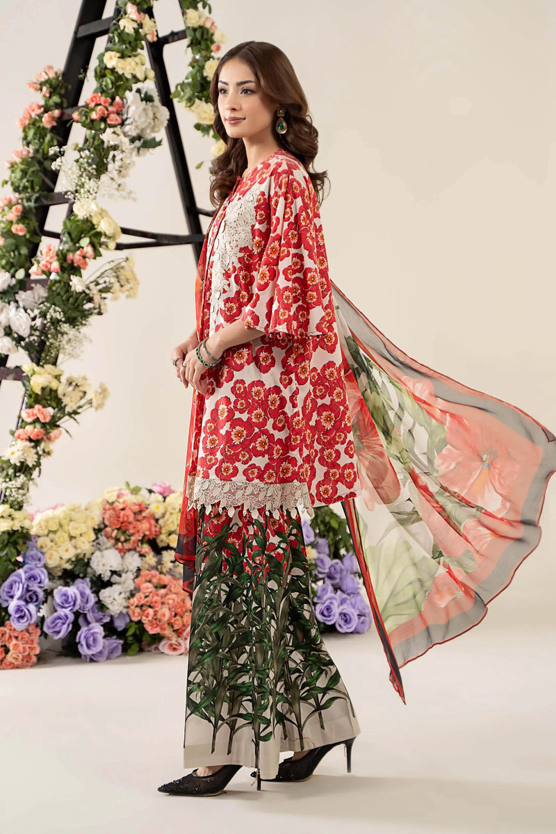 3 Piece Embroidered Lawn Suit