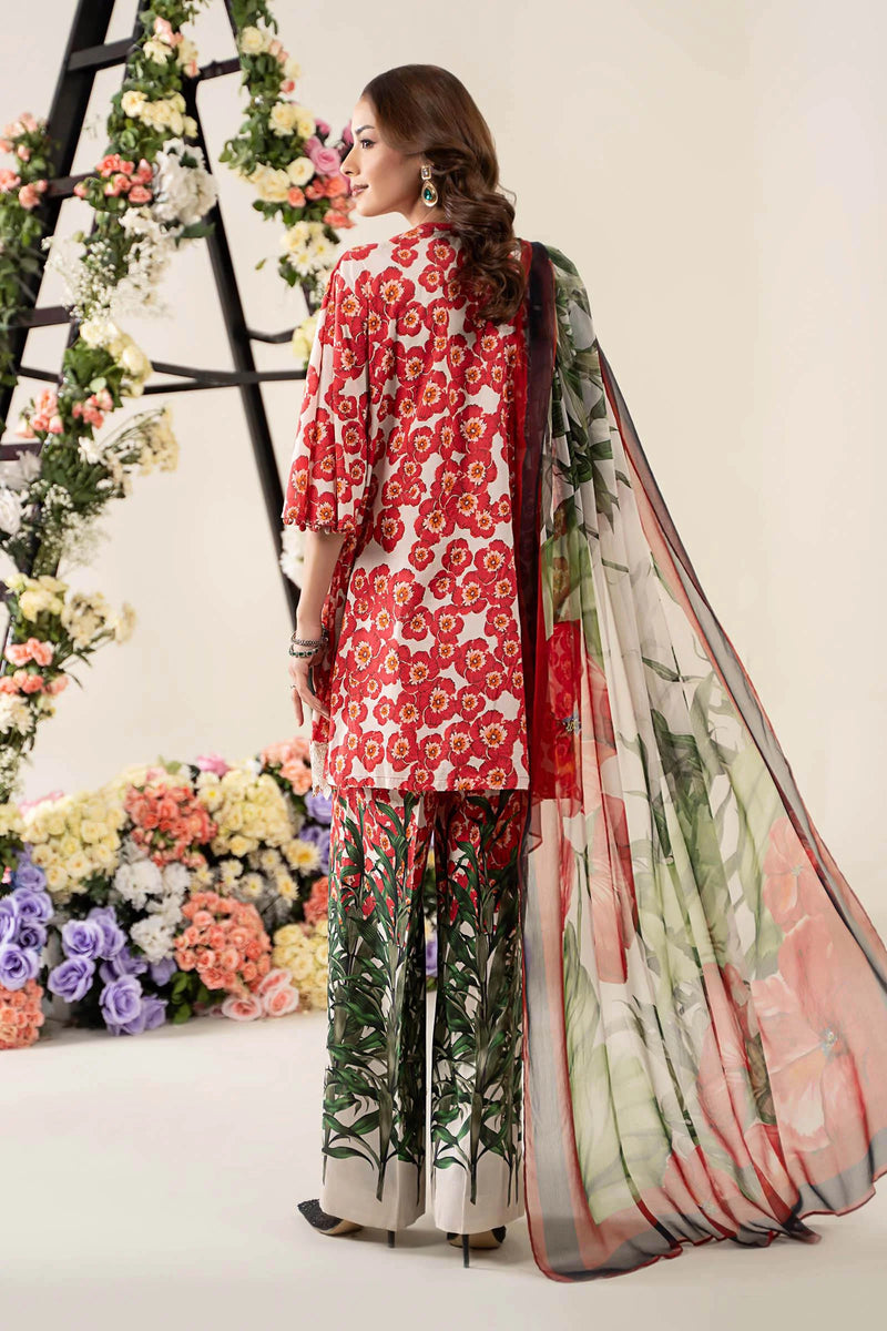 3 Piece Embroidered Lawn Suit
