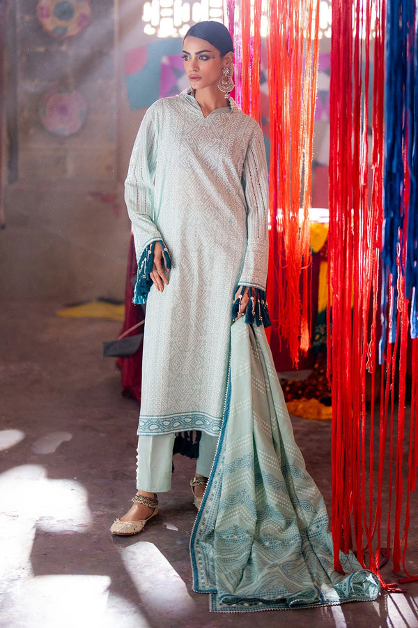 3 Piece Unstitched Lacquer Printed Lawn Suit