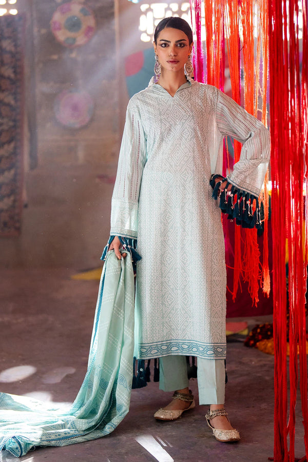 3 Piece Unstitched Lacquer Printed Lawn Suit