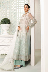 3 Piece Embroidered Organza Suit