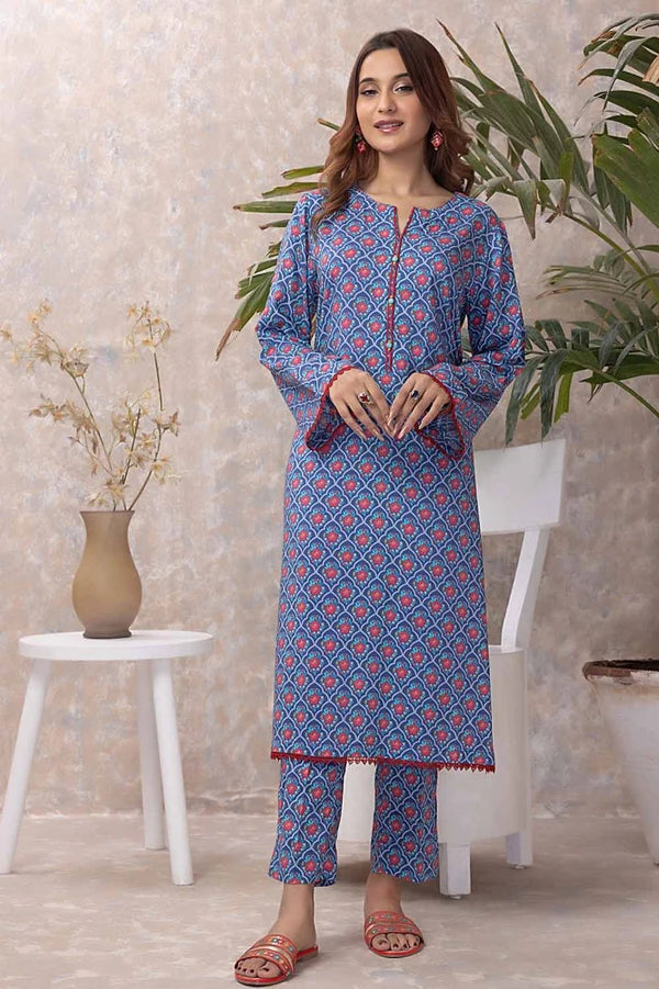 2 Piece Linen Unstitched Suit