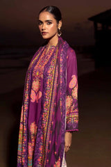 3 Piece Digital Printed Cotail Linen Unstitched Suit