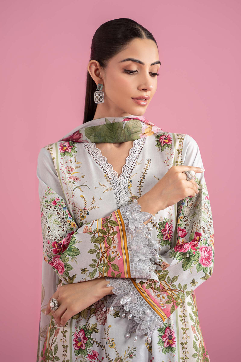 3 Piece Embroidered Lawn Suit
