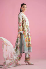 3 Piece Embroidered Lawn Suit