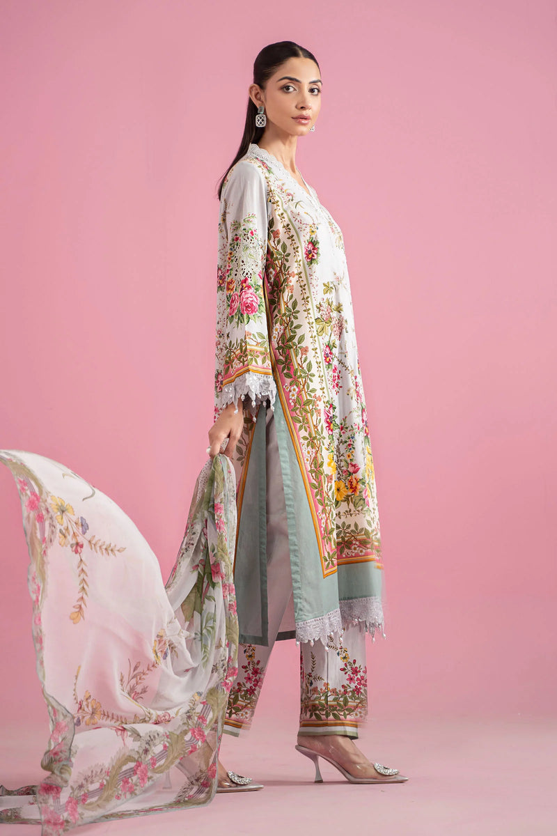 3 Piece Embroidered Lawn Suit