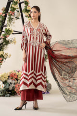 3 Piece Embroidered Lawn Suit
