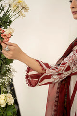 3 Piece Embroidered Lawn Suit