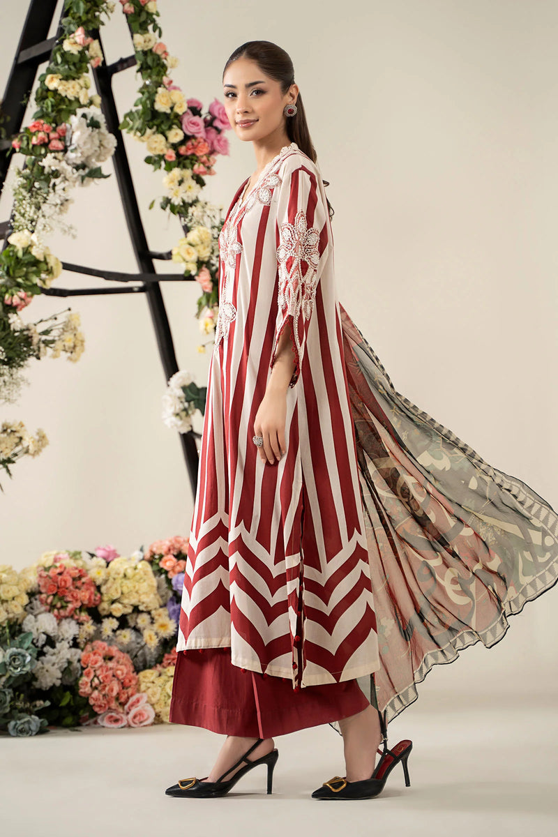 3 Piece Embroidered Lawn Suit